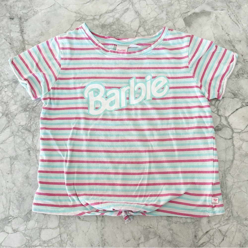 Barbie Striped Short Sleeve Shirt
